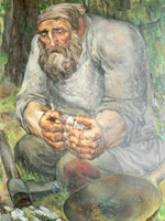 Золоискатель (Картина в краеведческом музее.)